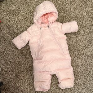 Ralph Lauren Soft Pink Baby Down Snowsuit